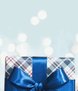 image close up of christmas gift